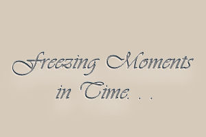 Freezing moments in time...